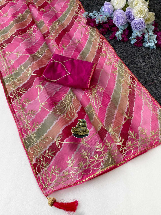 Kota Silk Kora Saree
