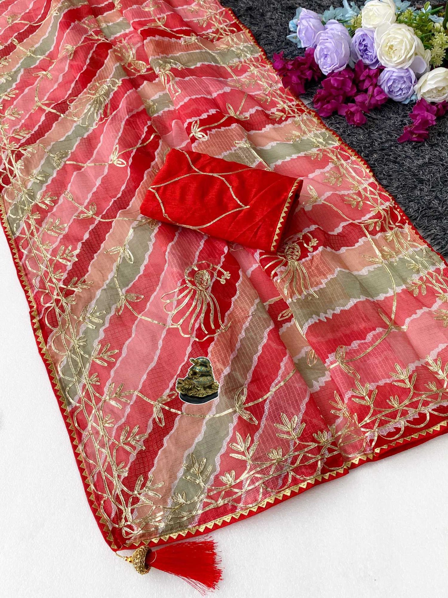 Kota Silk Kora Saree