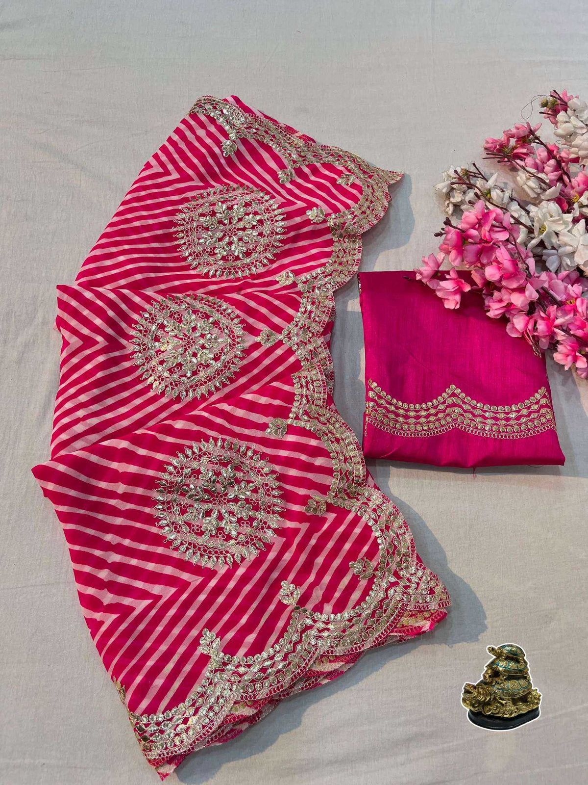 Anamika Georgette Saree