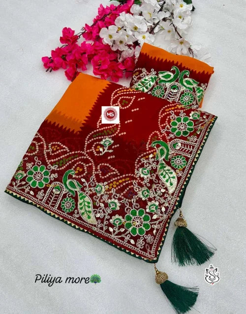 Ananya Georgette Saree