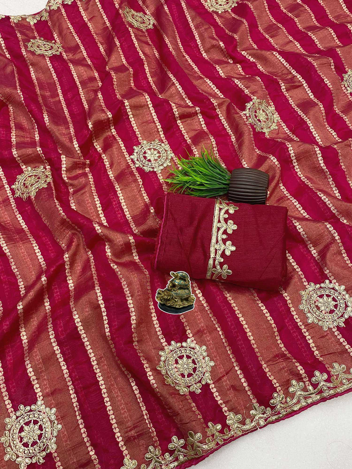 Anayika Tissue Designer Saree