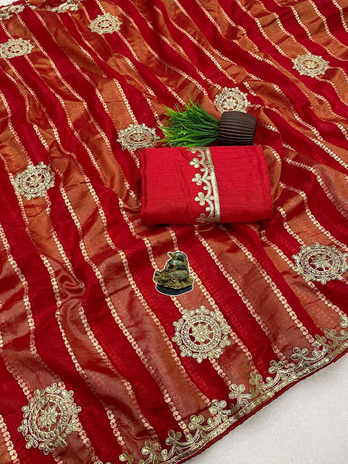 Anayika Tissue Designer Saree