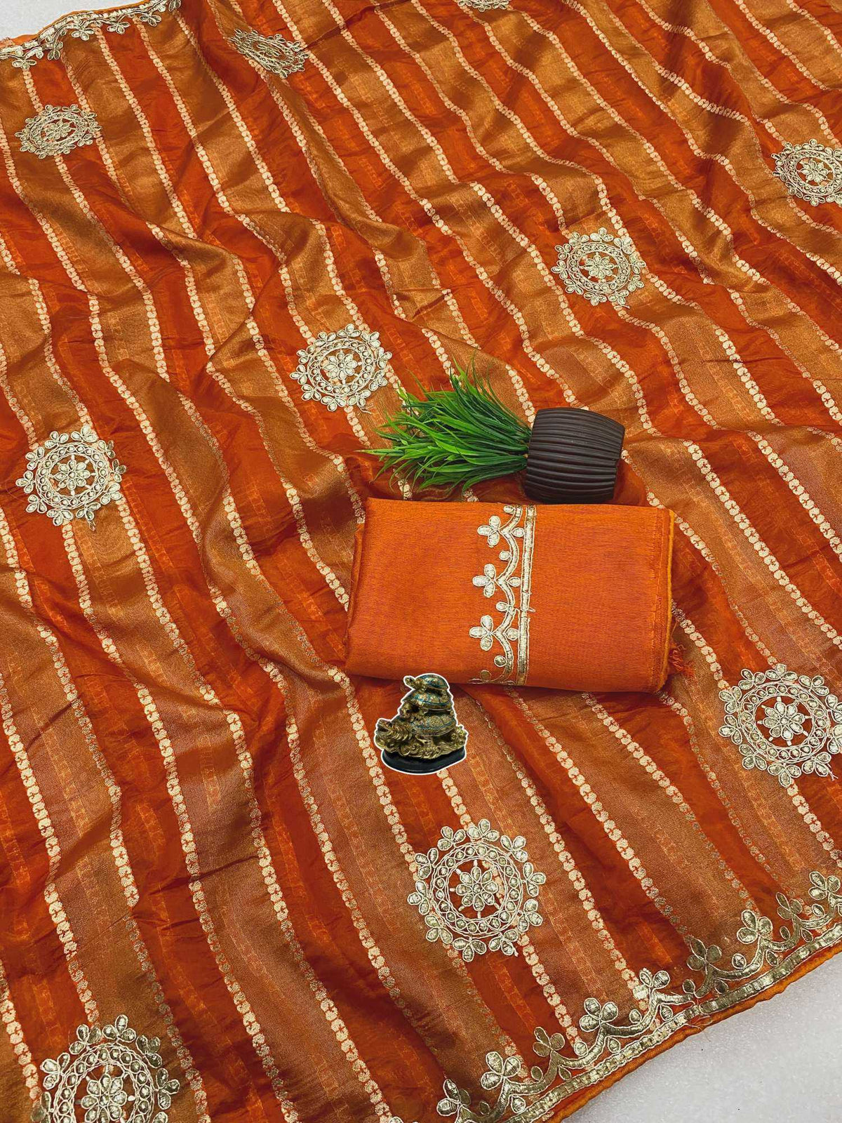 Anayika Tissue Designer Saree