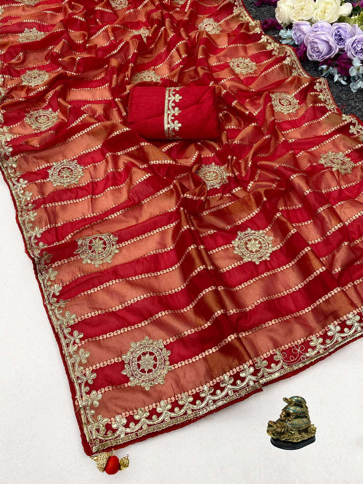 Anayika Tissue Designer Saree