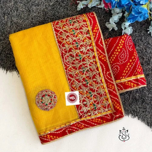 Anisha Soft Cotton Silk Traditional Saree