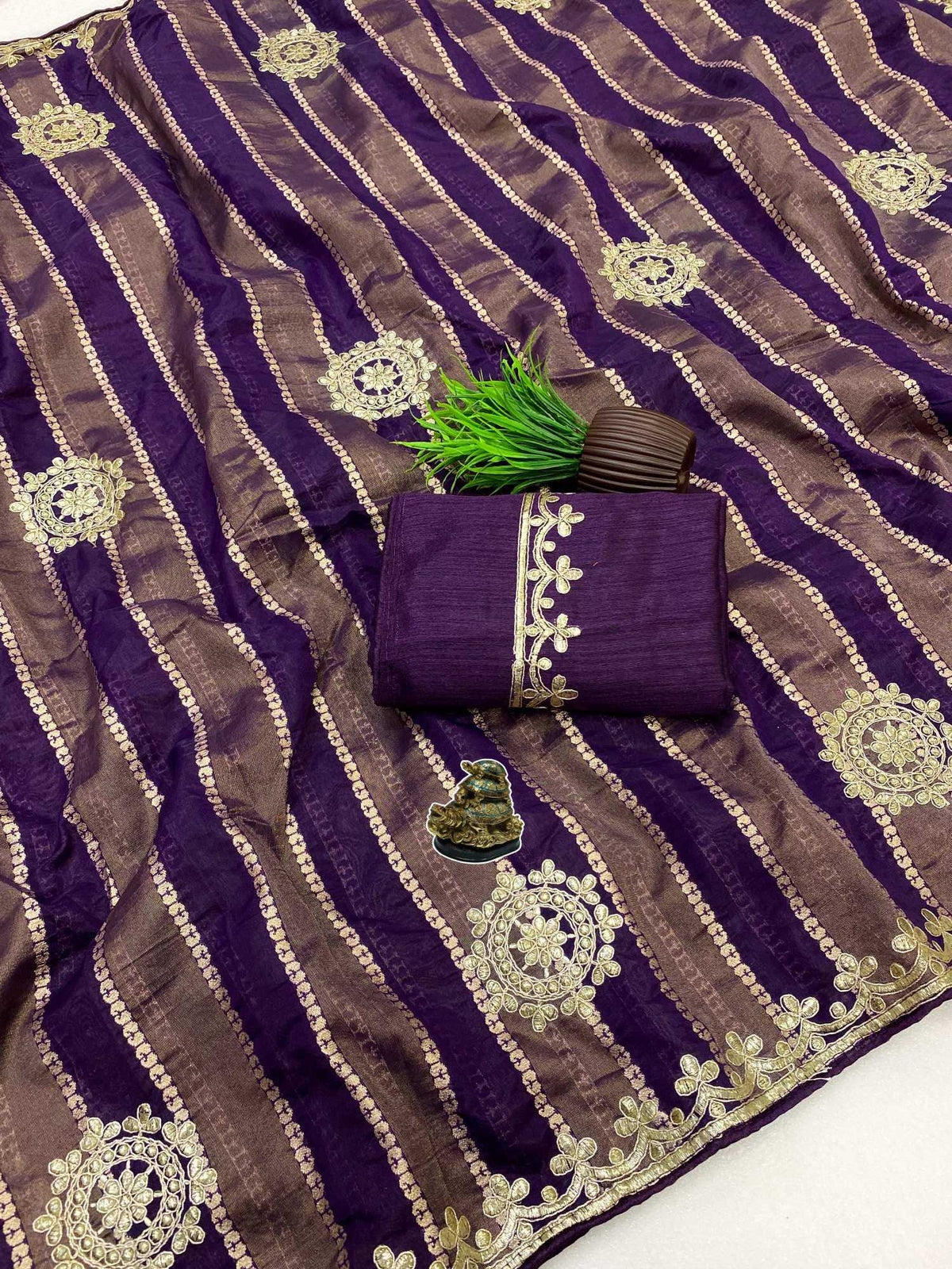 Anuragini Tissue Designer Saree