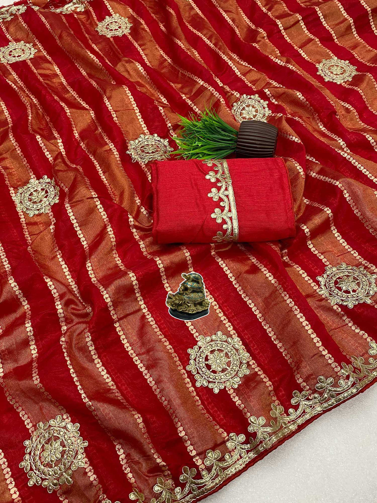 Anuragini Tissue Designer Saree