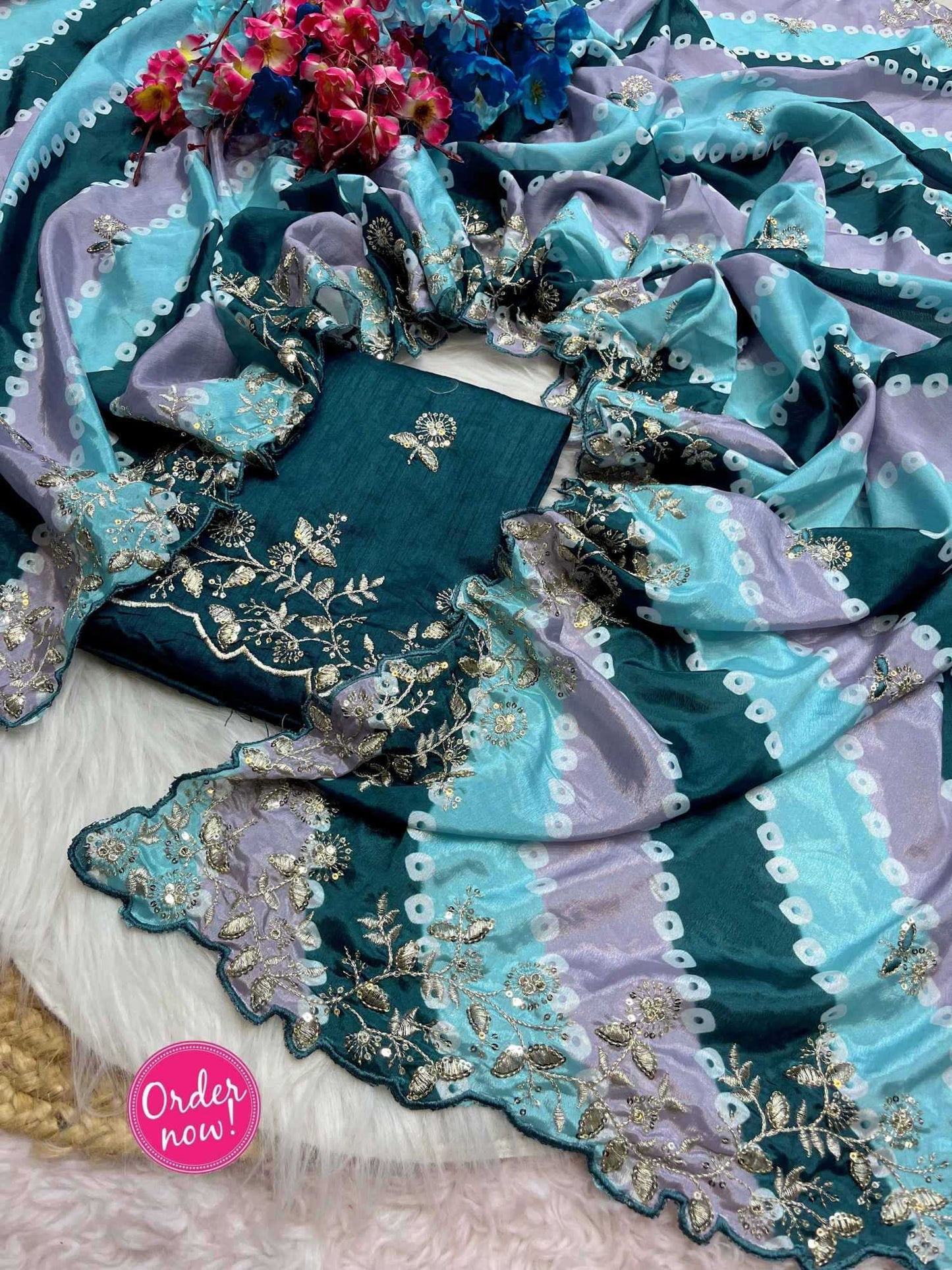 Chinon Silk Soft Saree