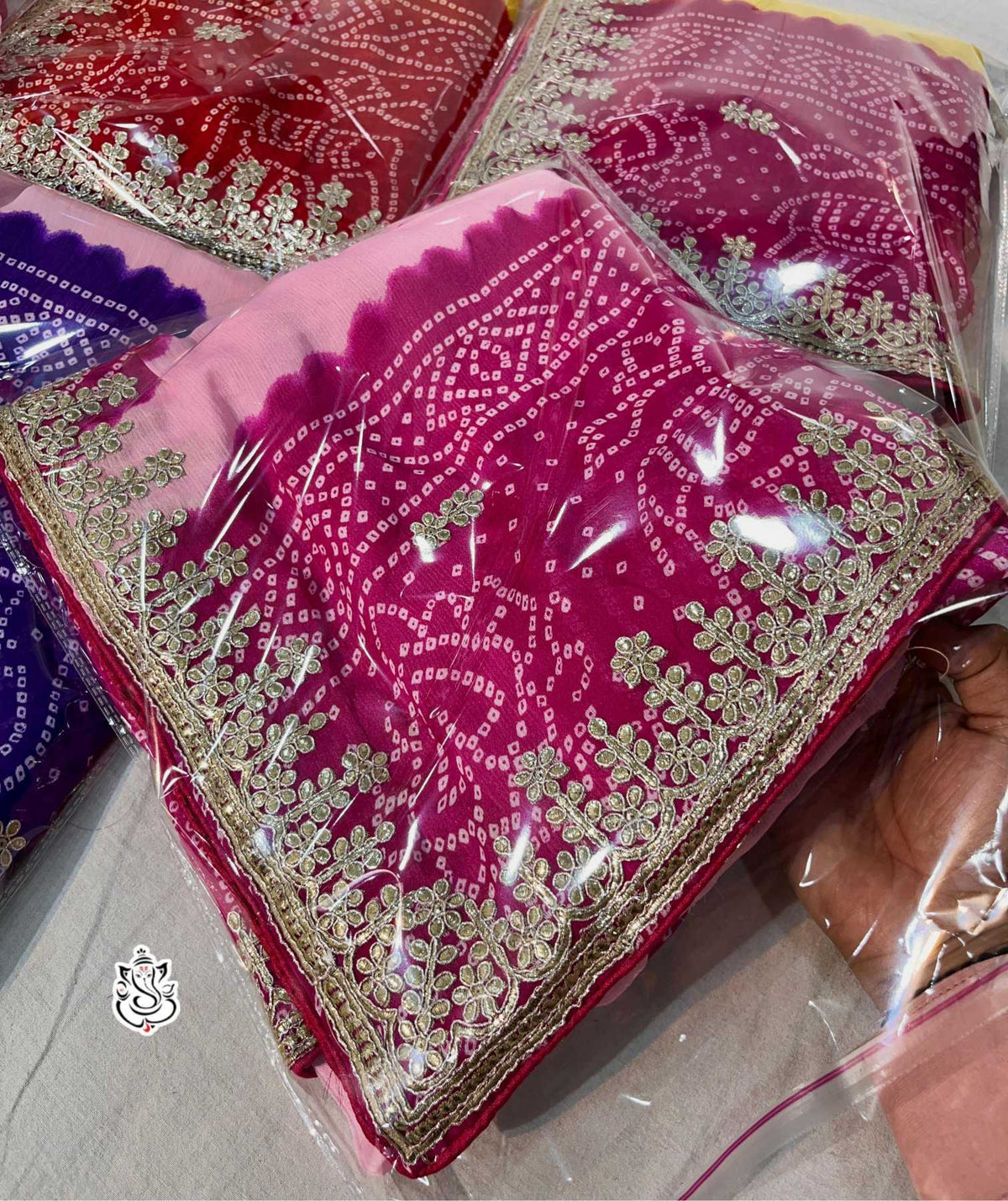 Aparna Chinon Silk Traditional Saree