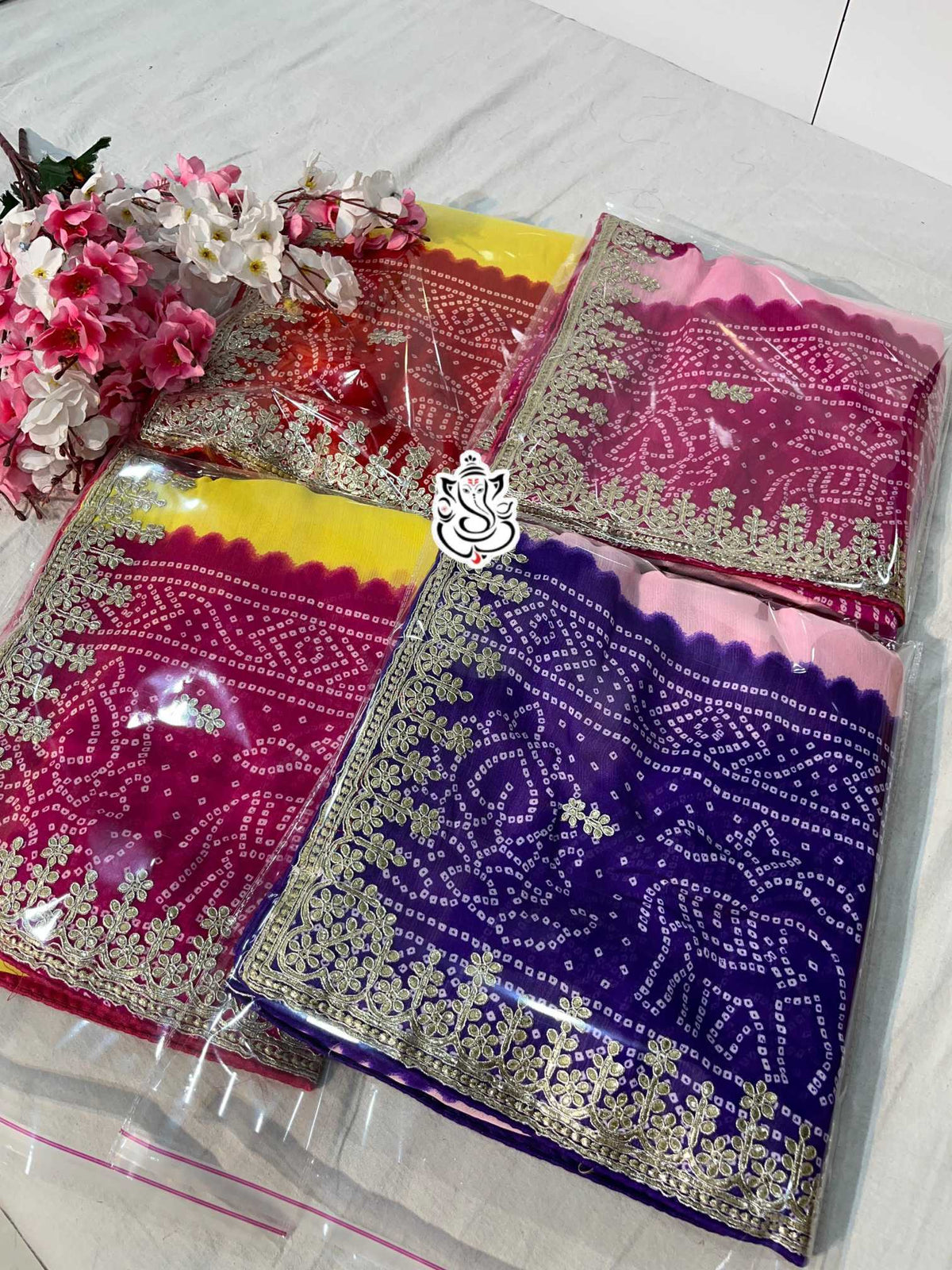 Aparna Chinon Silk Traditional Saree