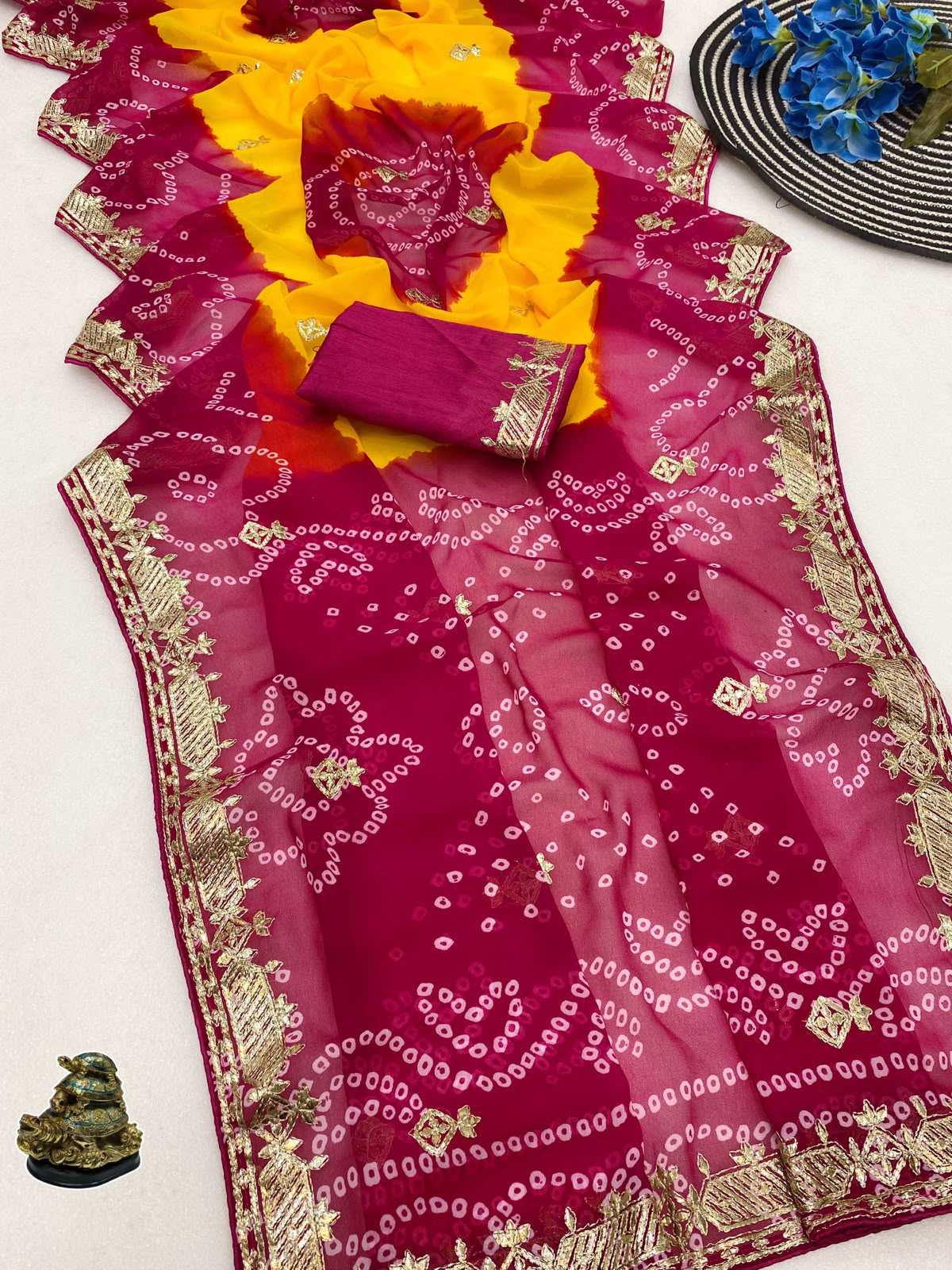 Aradhyani Georgette Printed Saree