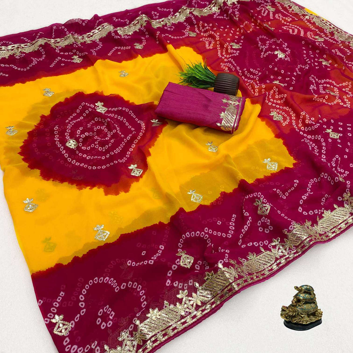 Aradhyani Georgette Printed Saree