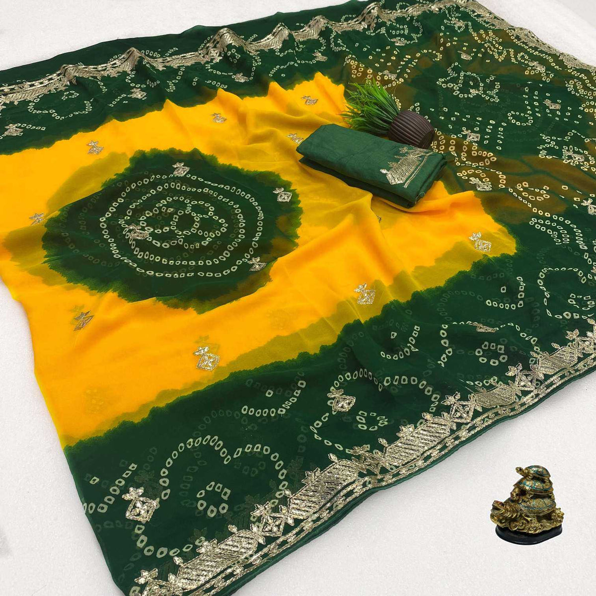 Aradhyani Georgette Printed Saree