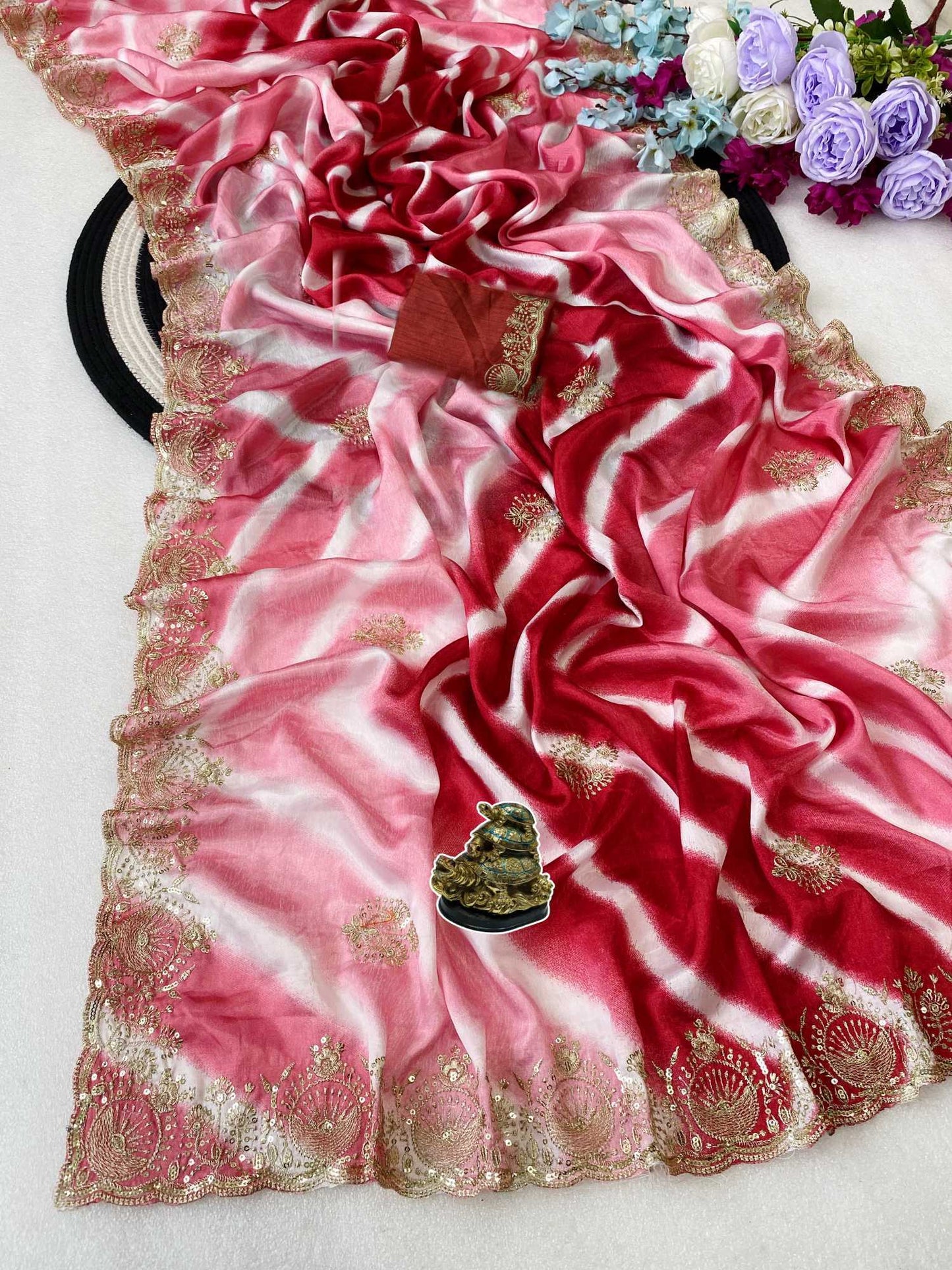 Chinon Silk Soft Saree