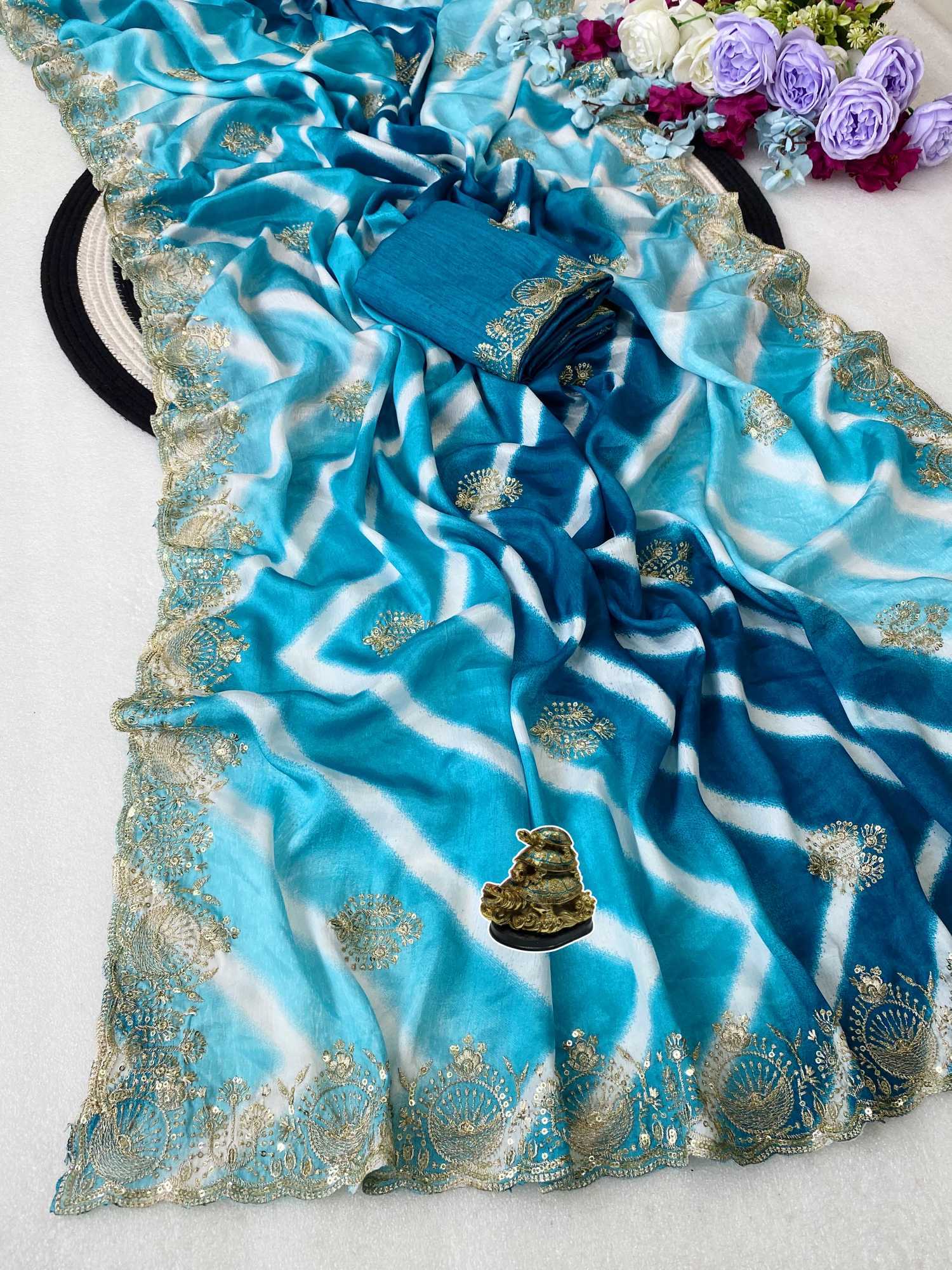 Chinon Silk Soft Saree
