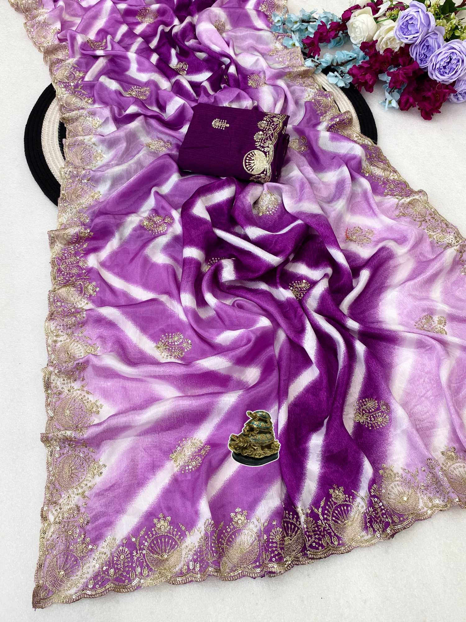 Chinon Silk Soft Saree