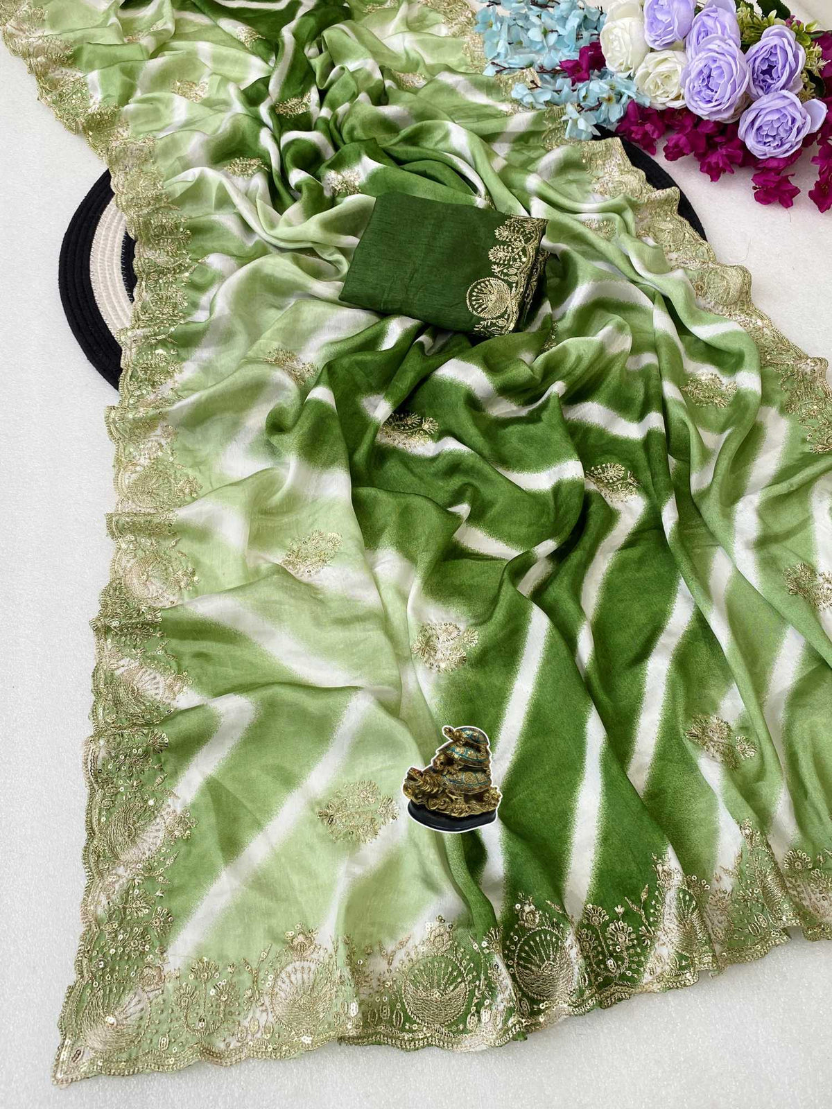 Chinon Silk Soft Saree