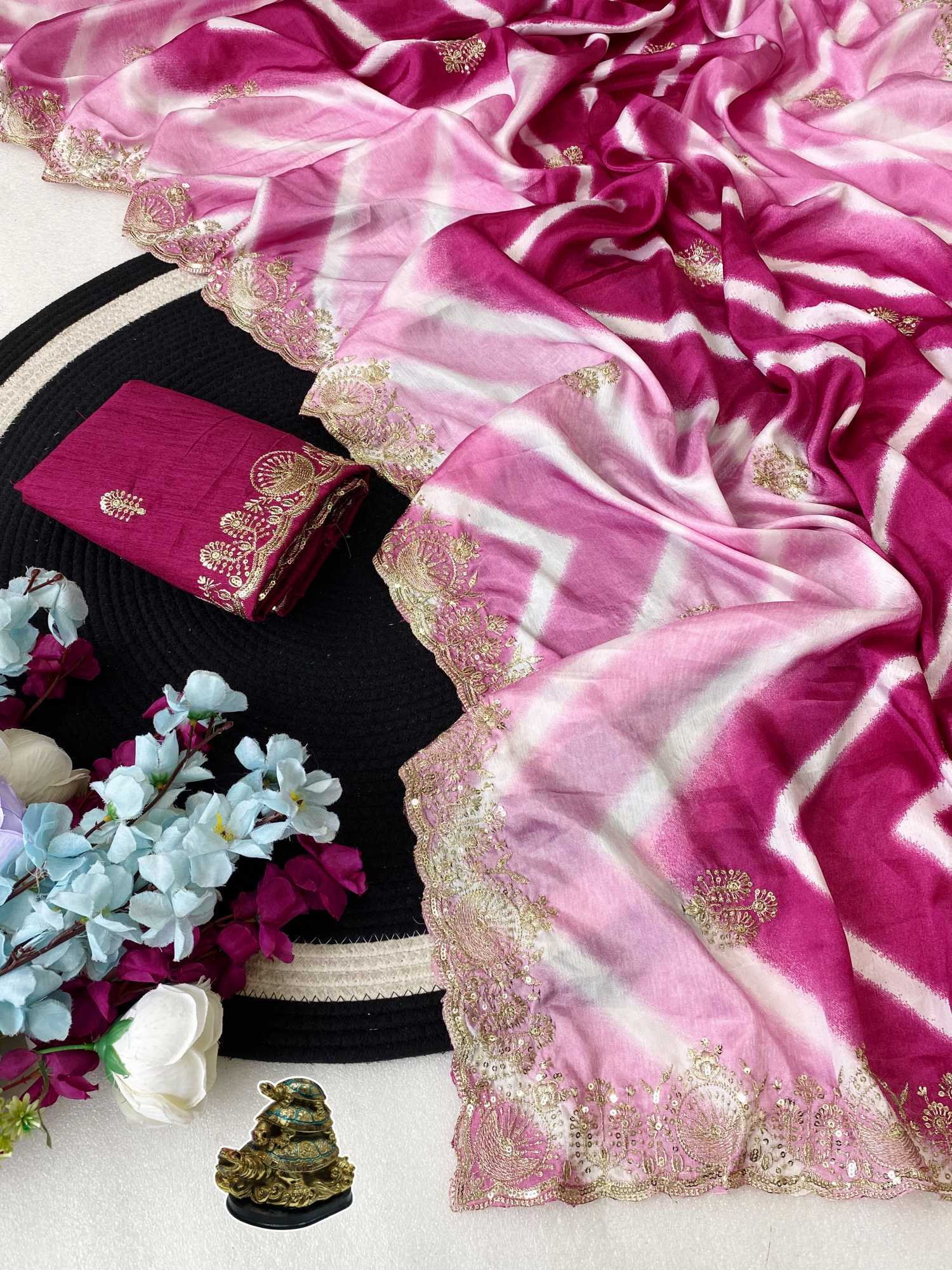 Chinon Silk Soft Saree