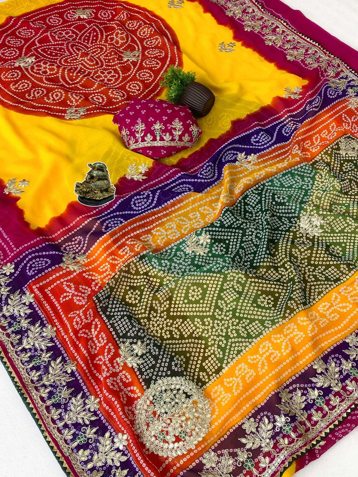 Atmashree Georgette Fancy Saree