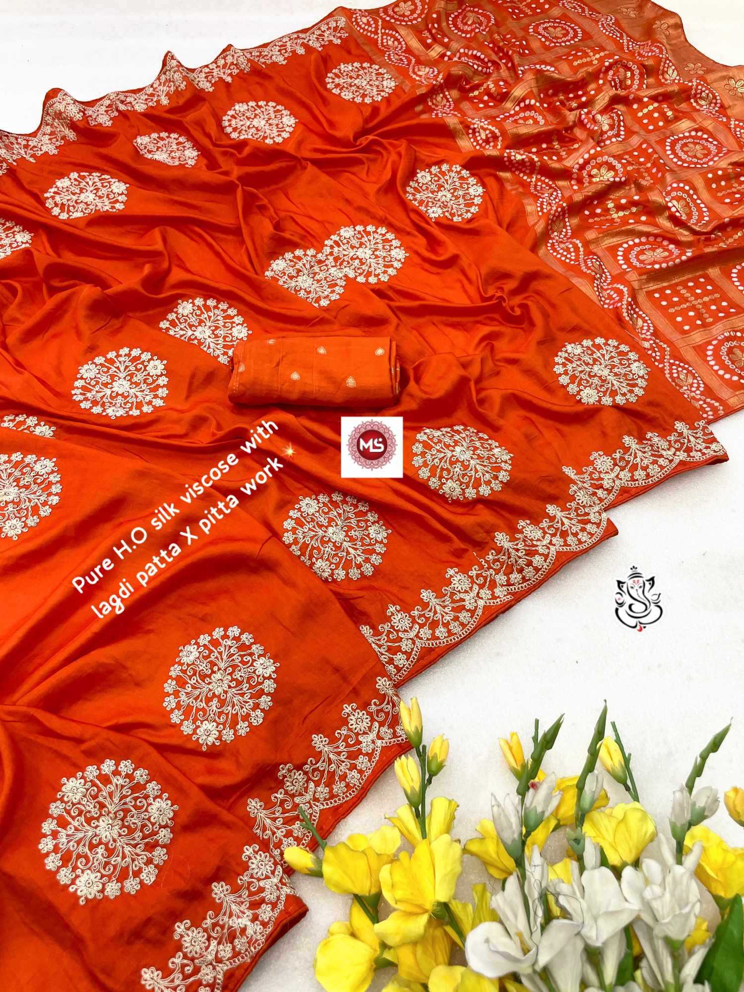 Pure Silk Brocade Saree