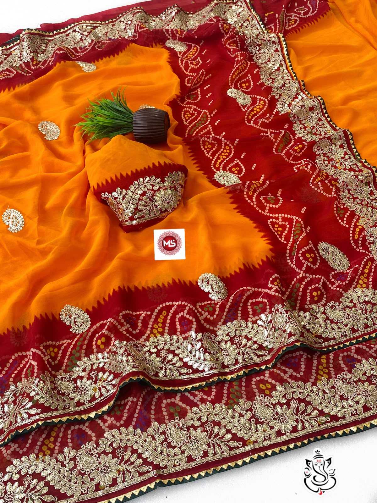 Bhavika Georgette Saree