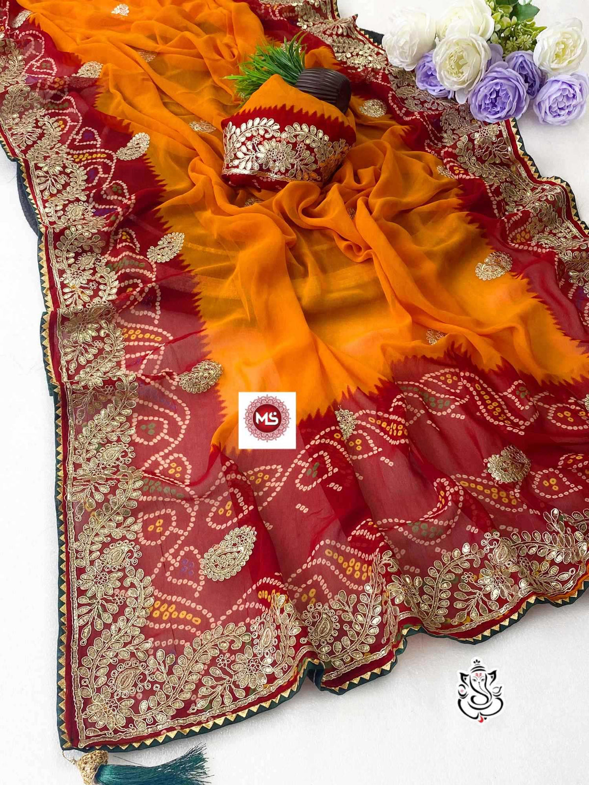 Bhavika Georgette Saree