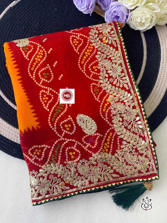 Bhavika Georgette Saree