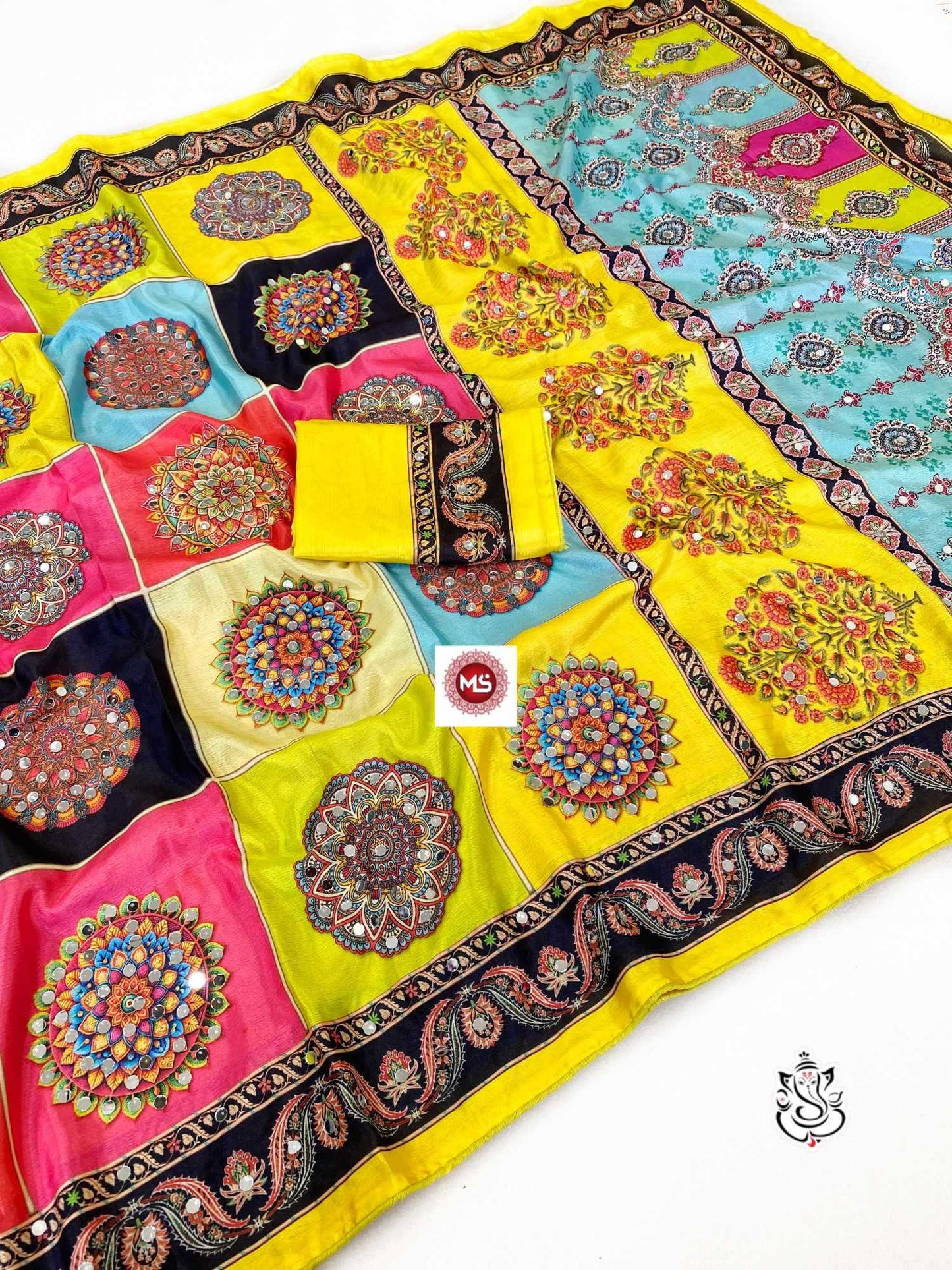 Chinon Silk Handloom Saree