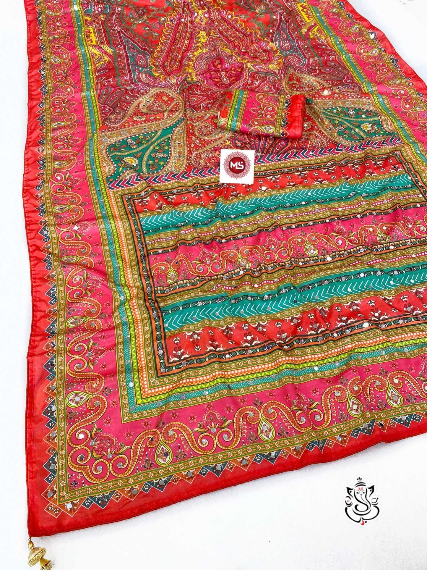 Chinon Silk Handloom Saree