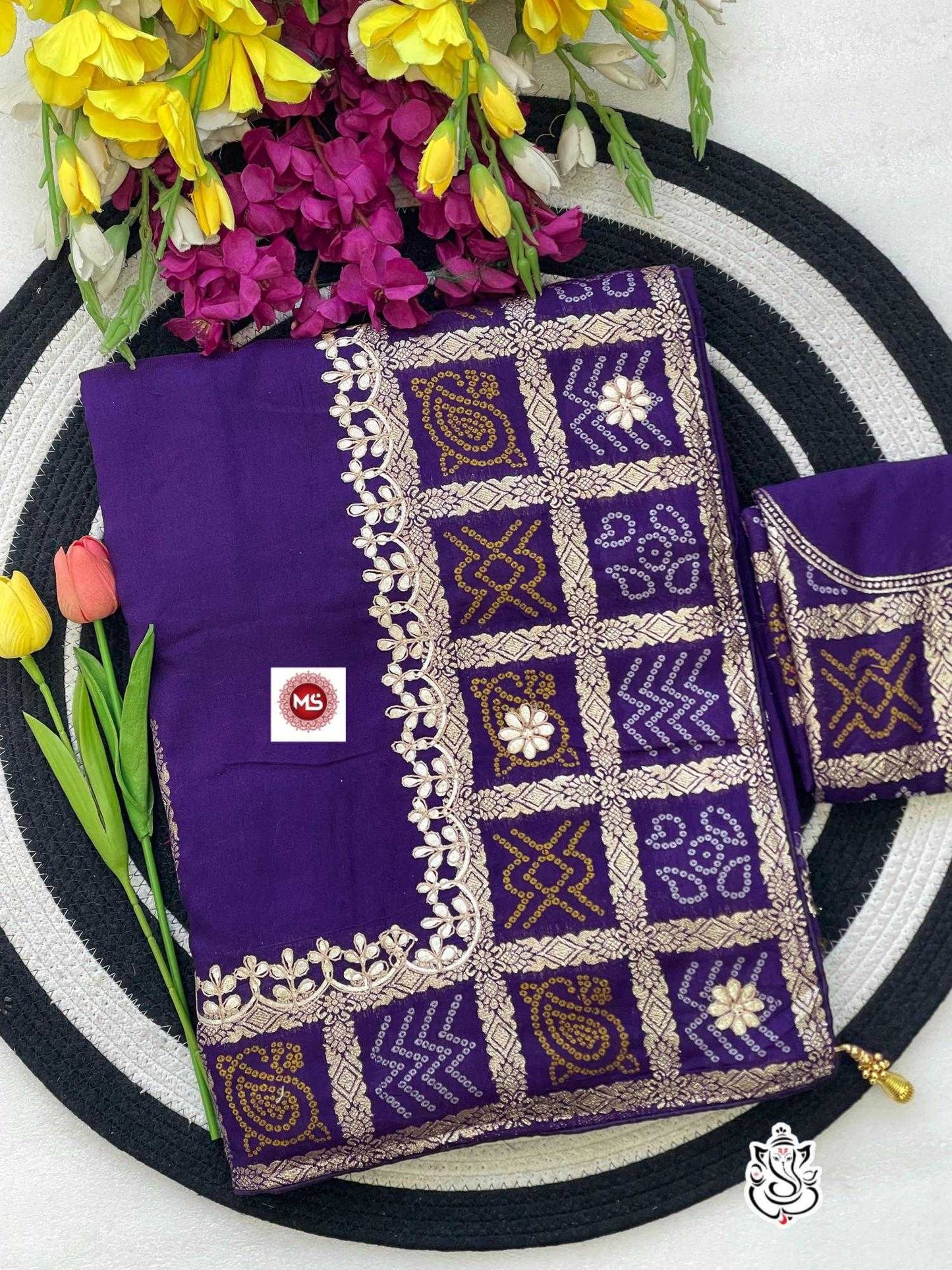 Viscose Traditional Silk Saree