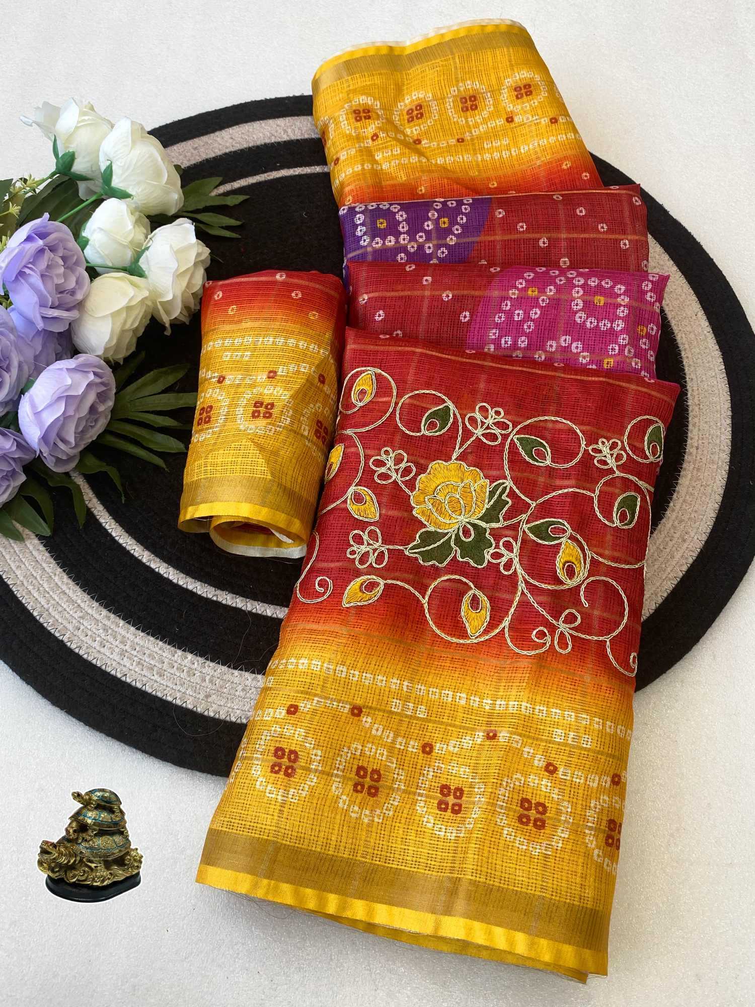 Kota Silk Printed Saree