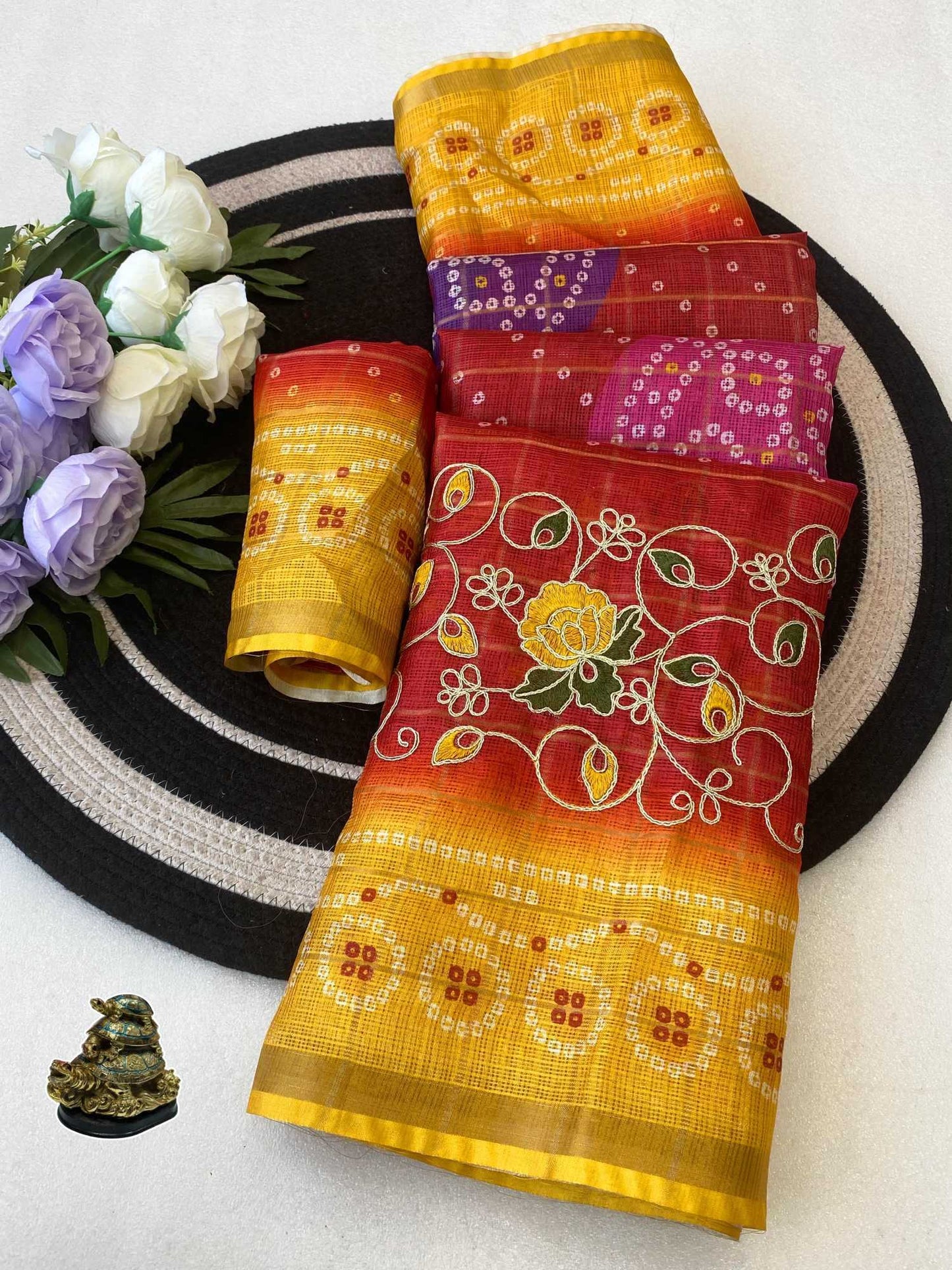 Kota Silk Printed Saree