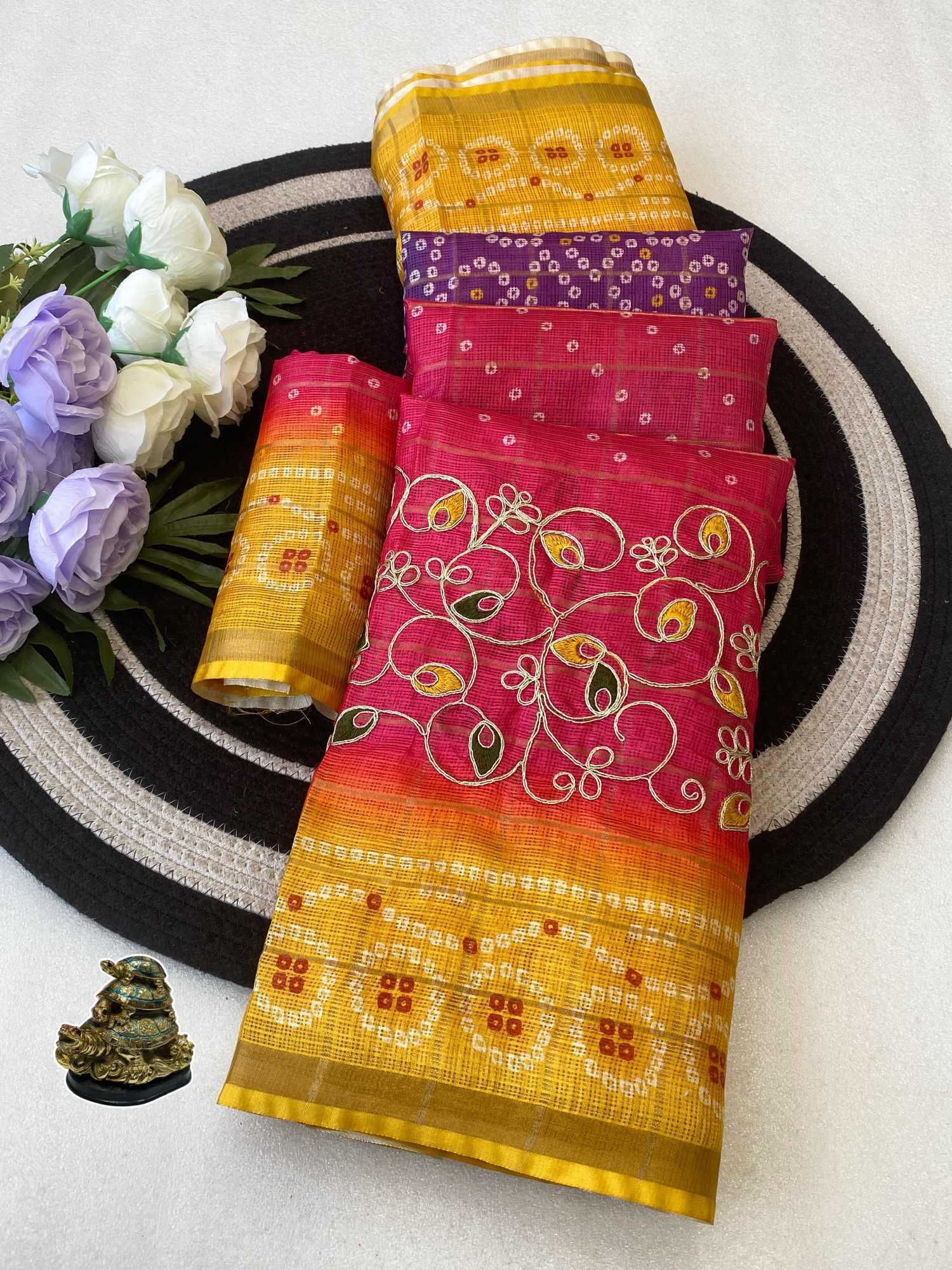 Kota Silk Printed Saree