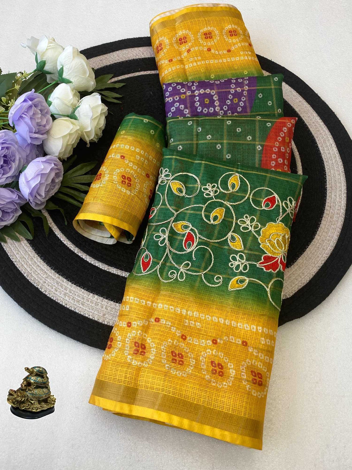 Kota Silk Printed Saree