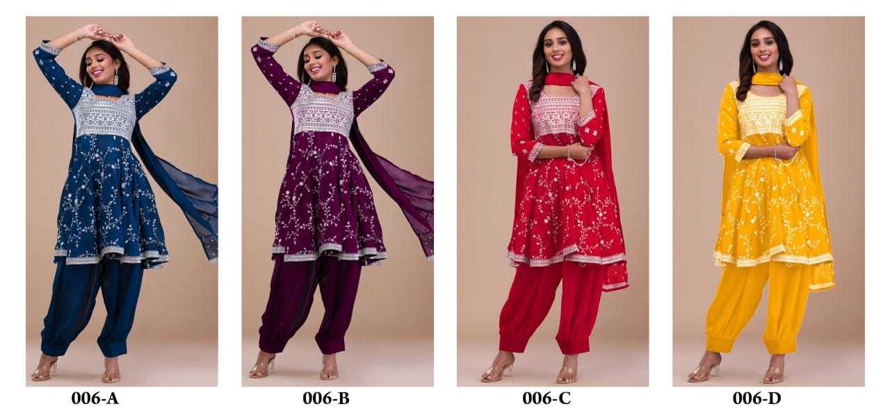 Vichitra Silk Embroidery Suit