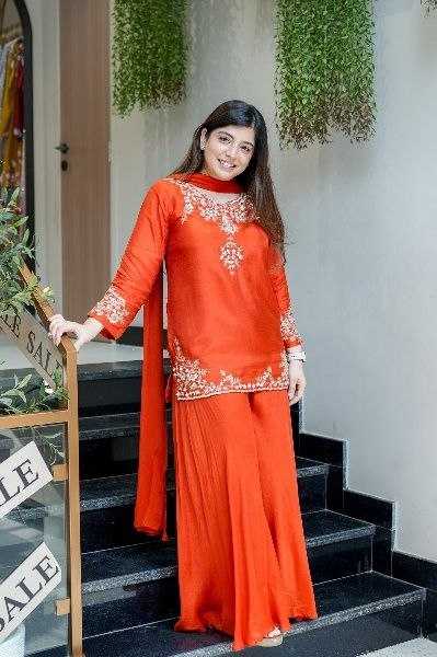 Crepe Designer Kurti