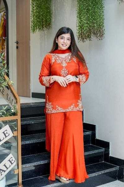 Crepe Designer Kurti