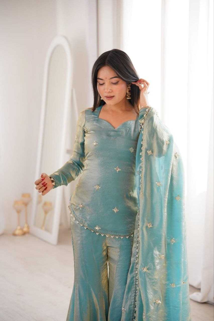 Heavy Silk Embroidered Kurti