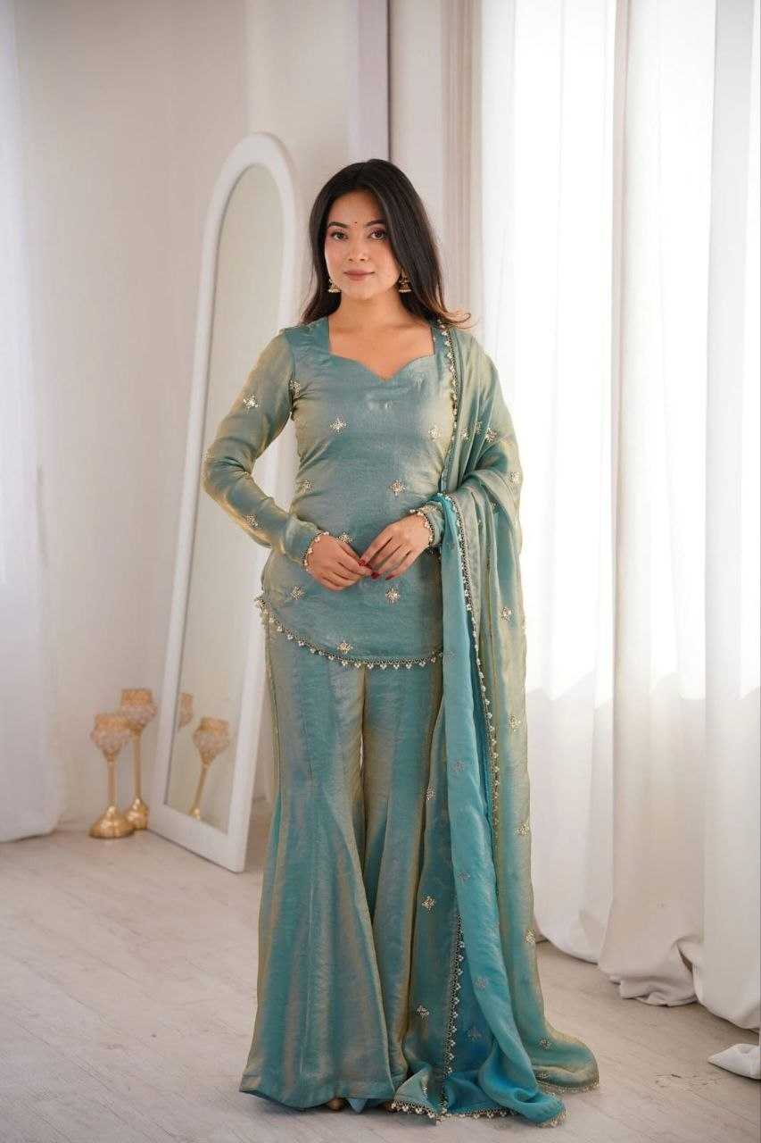 Heavy Silk Embroidered Kurti
