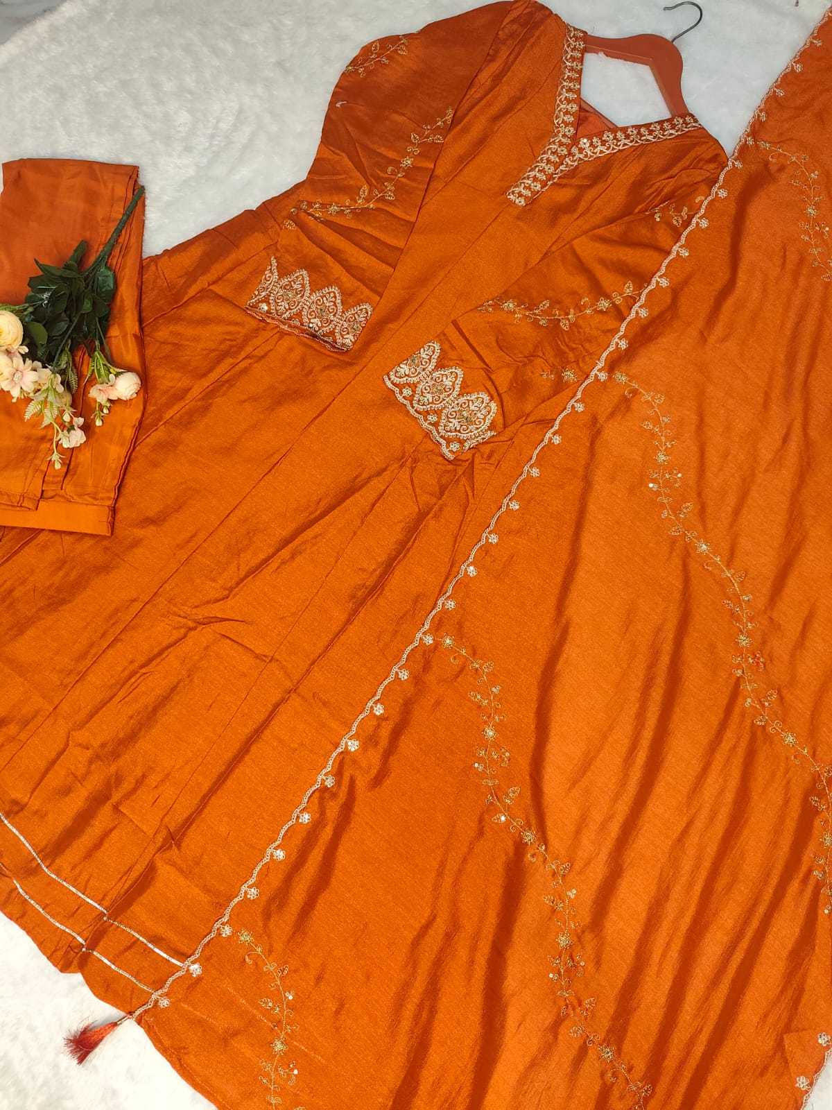 Vichitra Silk Party Wear Kurti