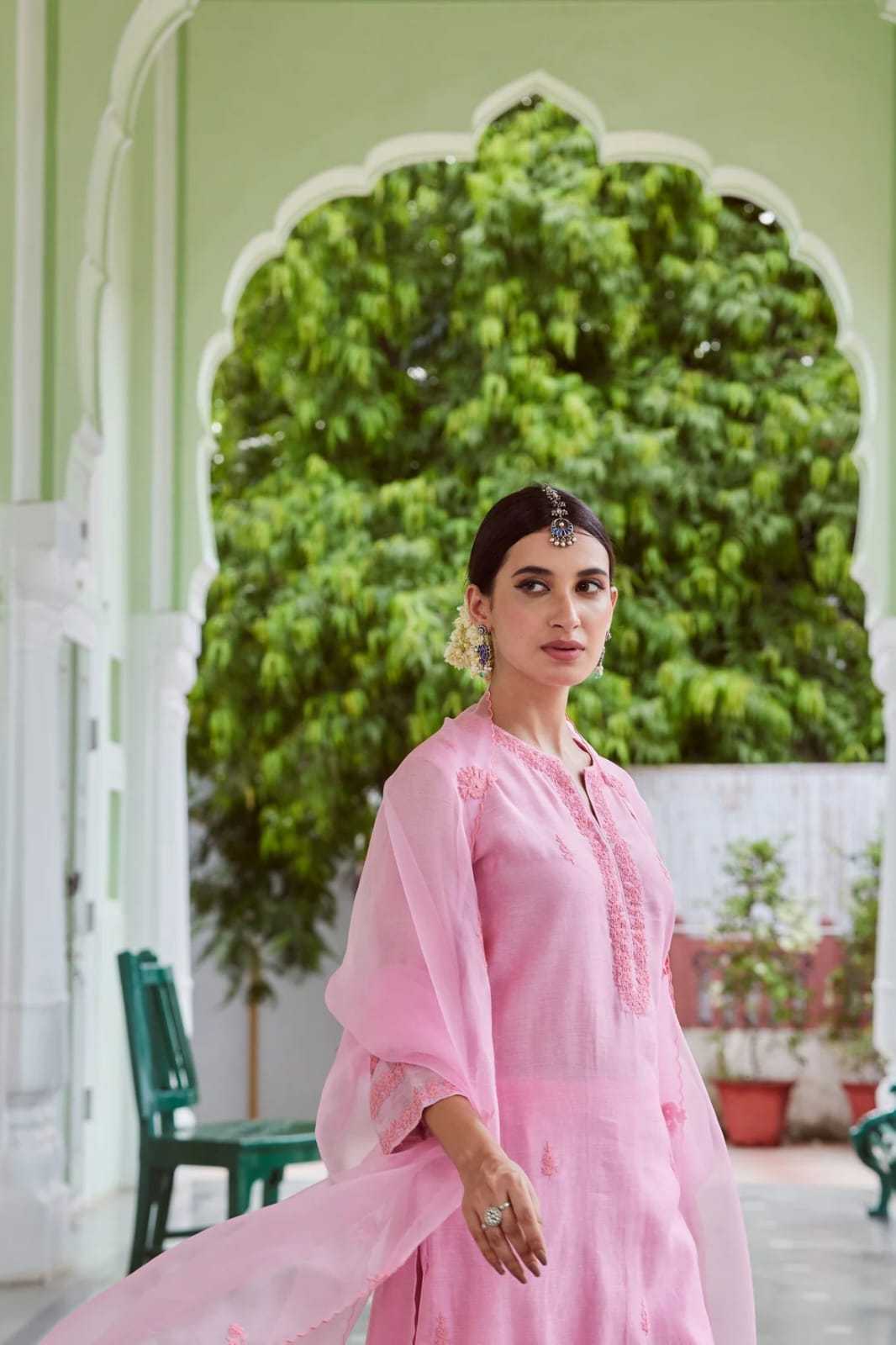 Heavy Roman Silk Party Wear Kurti