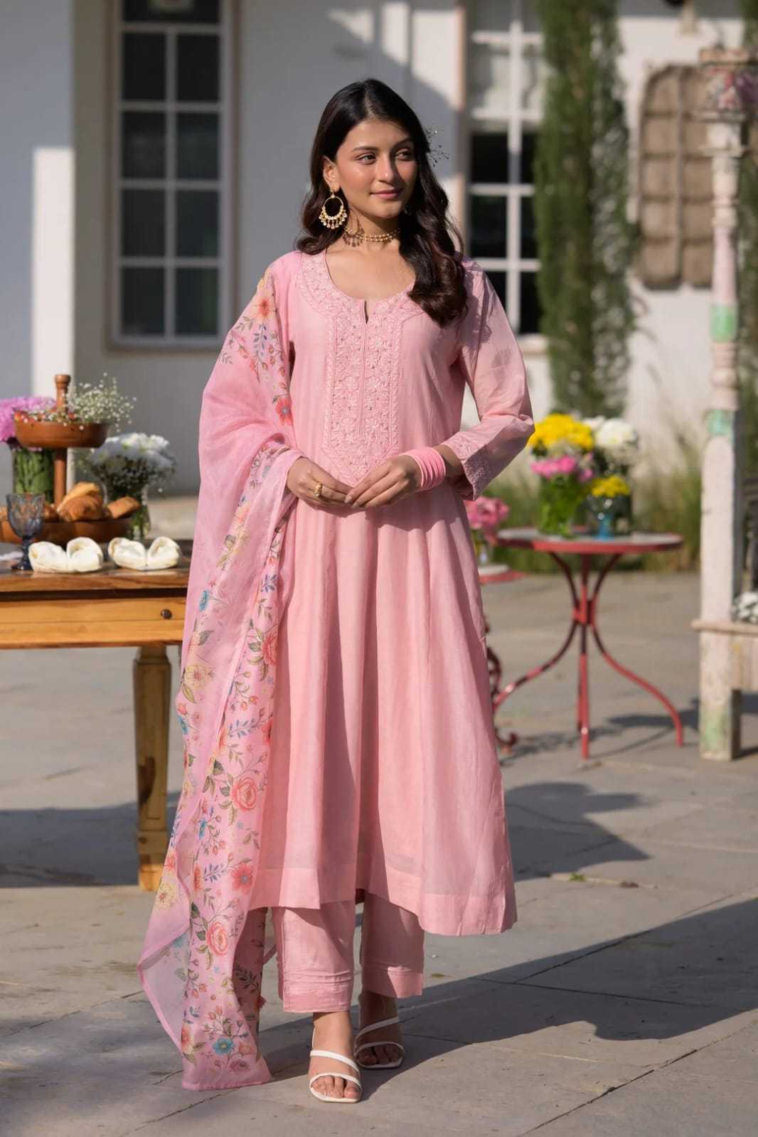 Chanderi Soft Party Wear Kurti