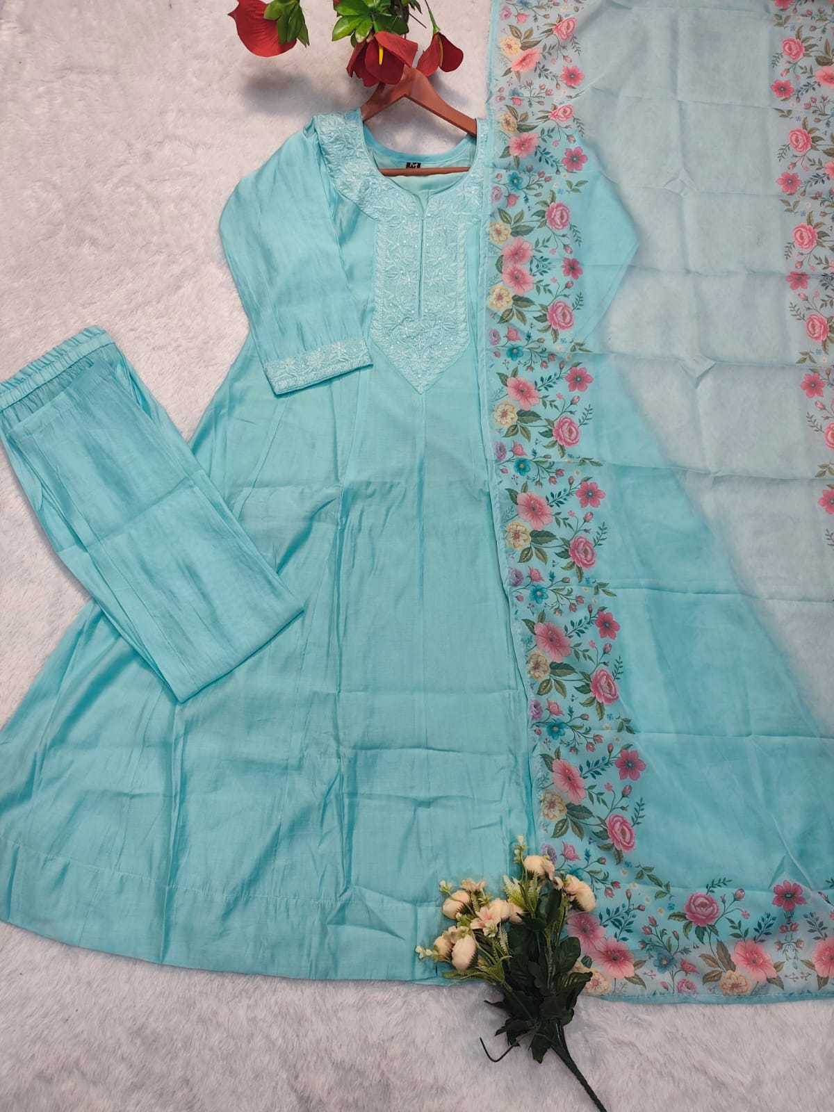 Chanderi Soft Party Wear Kurti