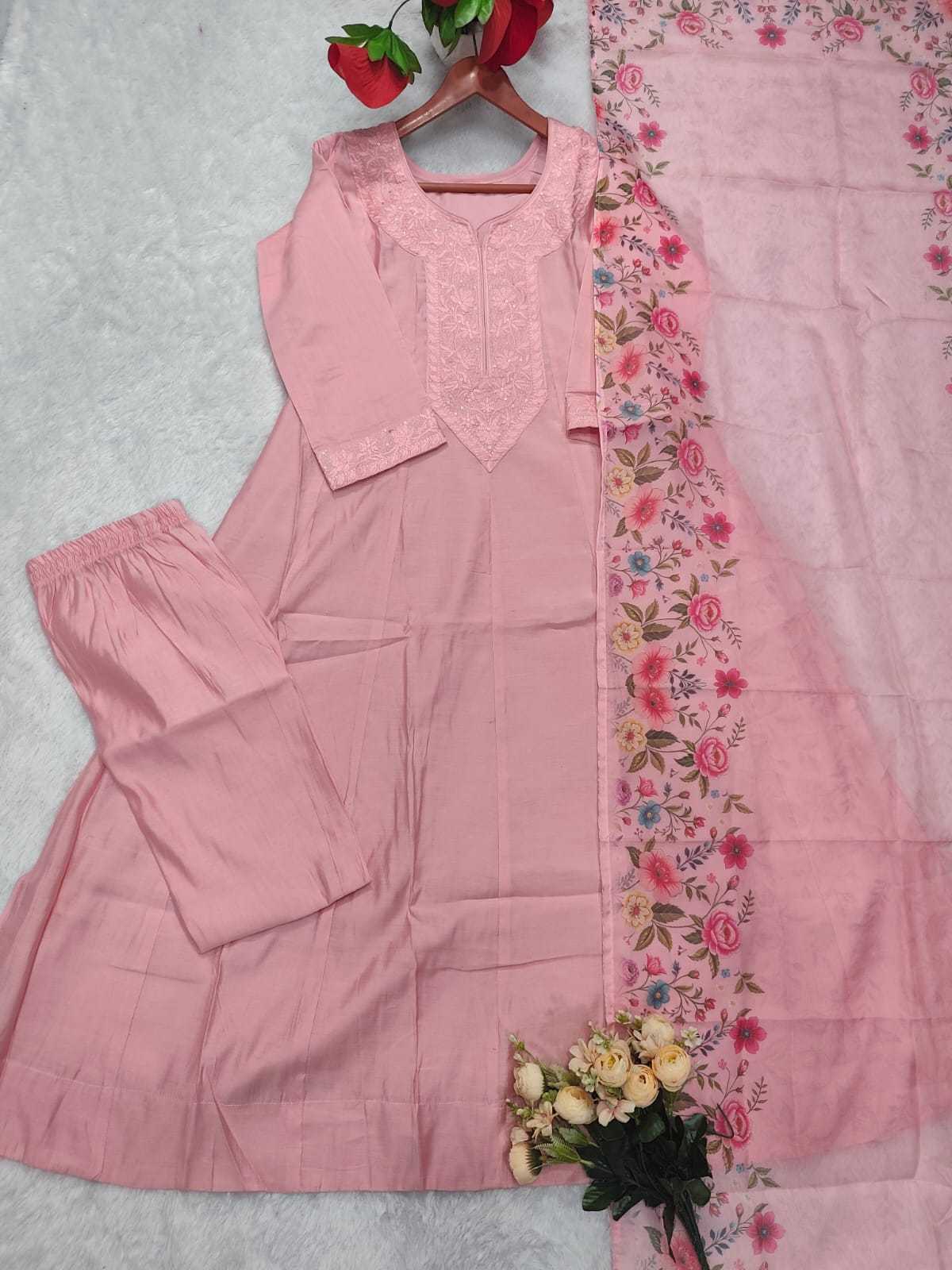 Chanderi Soft Party Wear Kurti