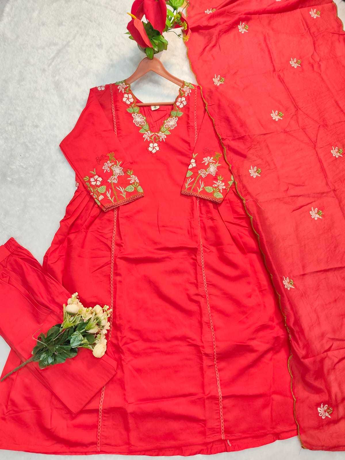 Chanderi Soft Party Wear Kurti