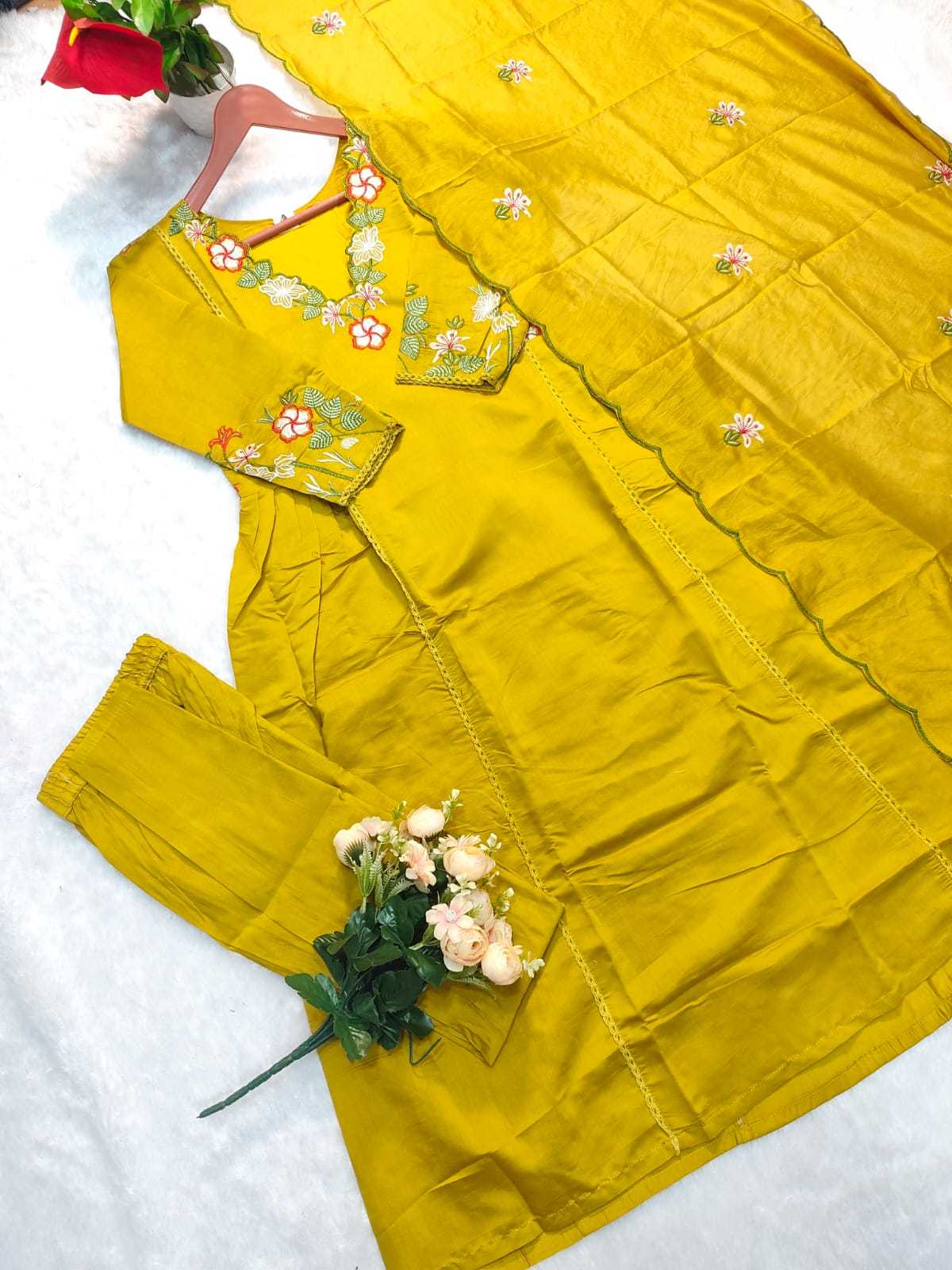 Chanderi Soft Party Wear Kurti