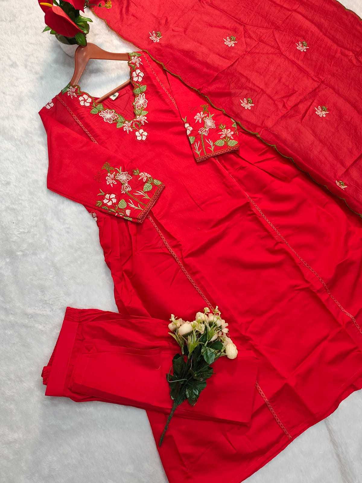 Chanderi Soft Party Wear Kurti