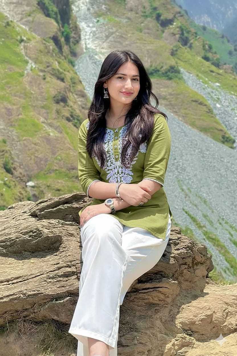 Reyon Cotton Designer Kurti