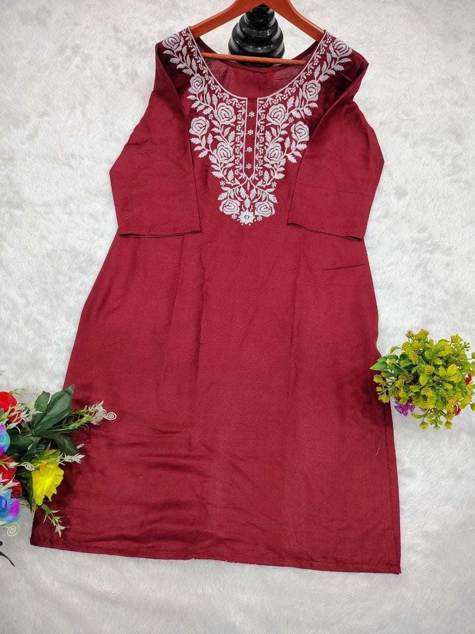 Reyon Cotton Designer Kurti