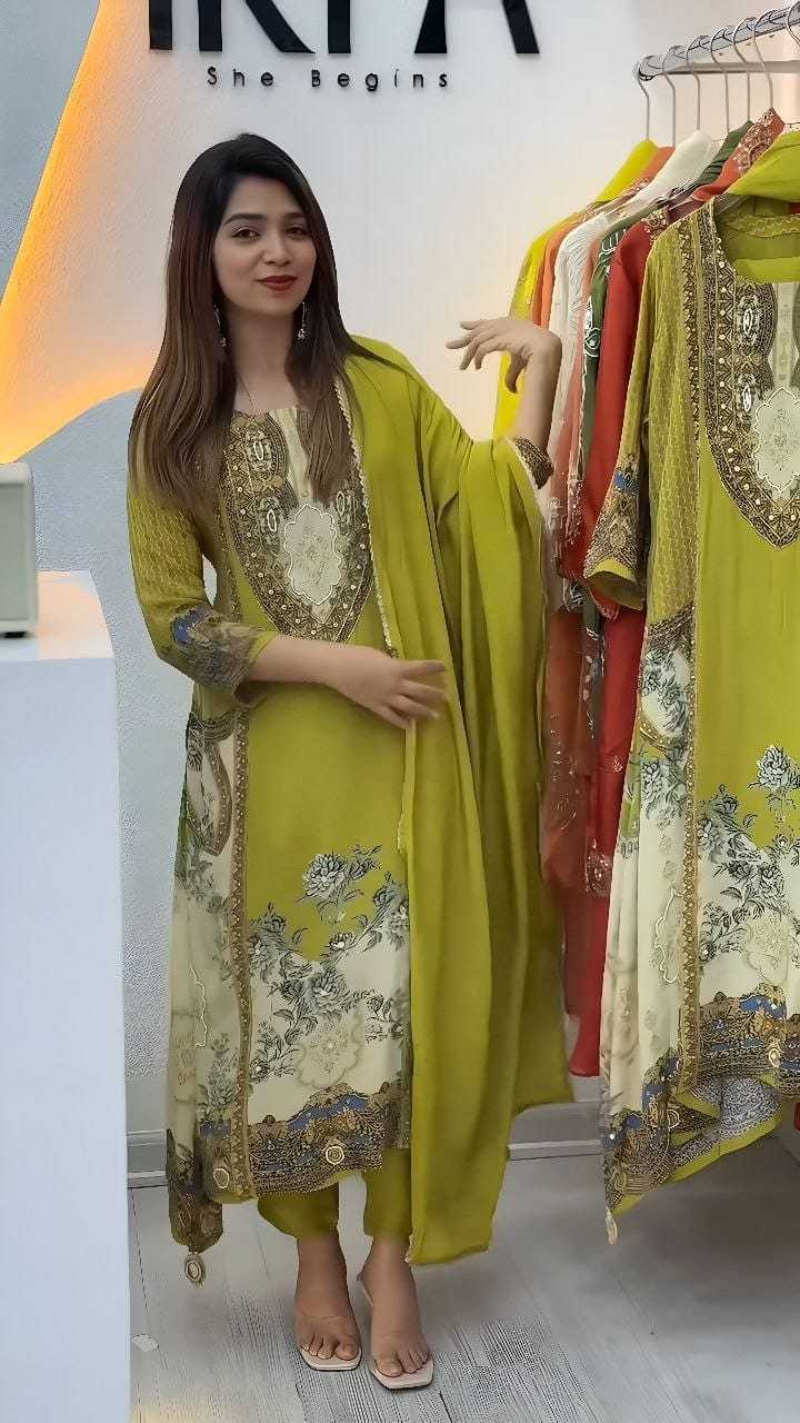 Cotton Printed Suit 046